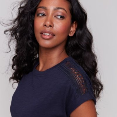Charlie B W's Drop Shoulder Crew Neck