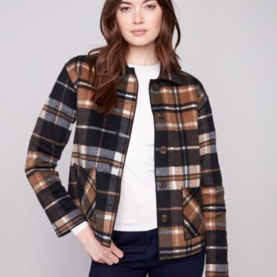 Charlie B W's Reversible Plaid Jacket